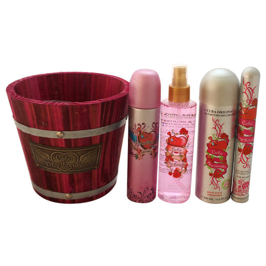 Cuba Heartbreaker di Cuba per donna - Set regalo da 4 pezzi