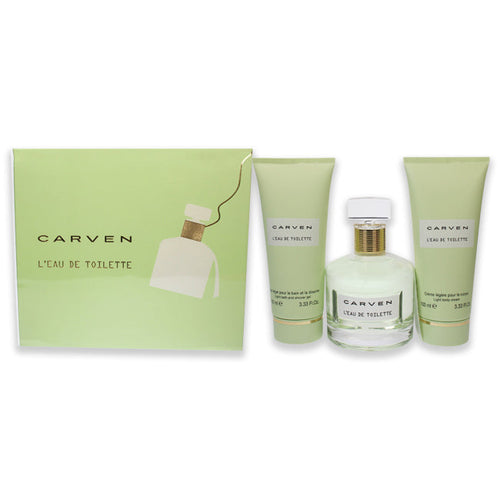L'eau de toilette di Carven per donna - set regalo da 3 pezzi