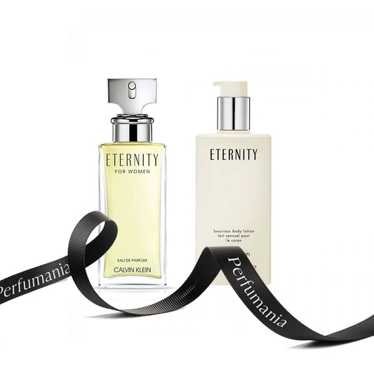 Eau de parfum et lotion pour le corps Eternity de Calvin Klein